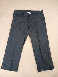 Pantaloni lunghi neri a righe Bugiarda