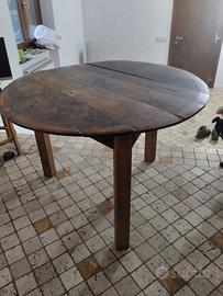 tavolo fatto a mano )con vecchia botte