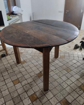 tavolo fatto a mano )con vecchia botte