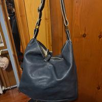 Borsa originale Timberland blu in pelle