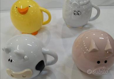 Hi-Med Baby 4 tazze termiche con coperchio 