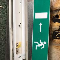 Lampada vintage Uscita di emergenza