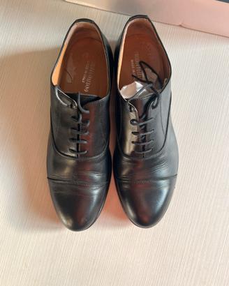 Scarpe Oxford uomo nere in pelle n. 45