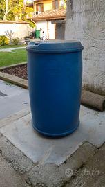 Barile  serbatoio blu 250lt