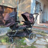passeggino gemellare peg Perego duette piroette