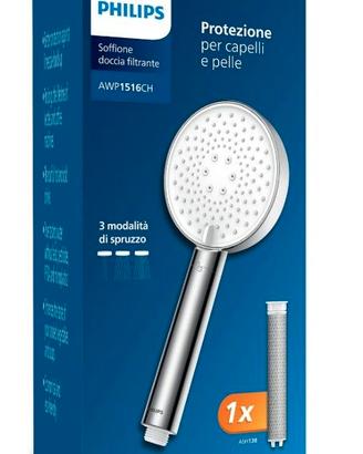 Soffione doccia con filtro, rimuove efficacemente