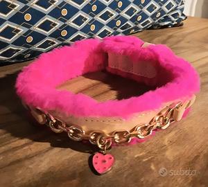 Collare cane foderato in ecopelliccia