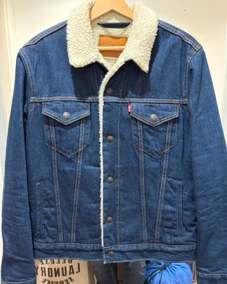 giacca di jeans Levi's Type 3 Sherpa Trucker