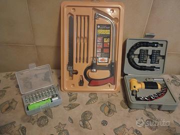 3 set attrezzi brico nuovi
