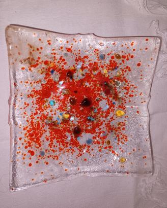 PIATTO IN VETROFUSIONE
