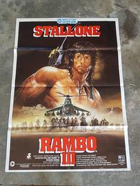 Poster originale Rambo III silvestre Stallone 