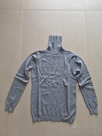 Maglia dolcevita grigio lurex Boxeur des Rues