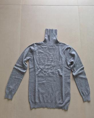 Maglia dolcevita grigio lurex Boxeur des Rues