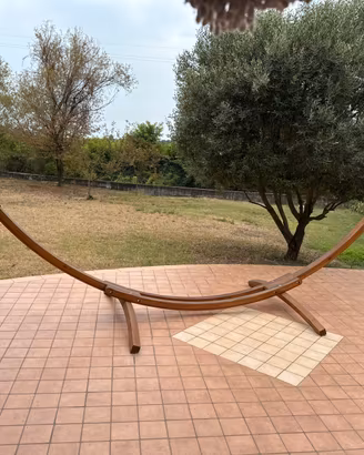 Struttura in legno per amaca