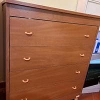 Cassettiera/Fasciatoio moderno in legno laminato