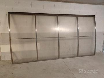 Tettoiain acciaio innossidabile 2x4m