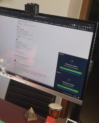 Monitor HP 27es + braccio
