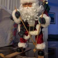 Babbo Natale sciatore pupazzo