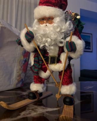 Babbo Natale sciatore pupazzo