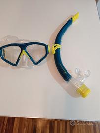 Sportler maschera snorkeling e boccaglio 