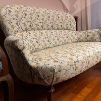 RIBASSO - Divanetto e 2 poltrone  restaurate