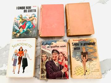 6 libri Vintage anni 40/50/70