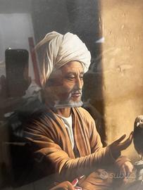 I.M. El Hifny – “Filosofo orientale” olio su tela