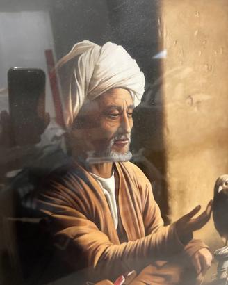 I.M. El Hifny – “Filosofo orientale” olio su tela