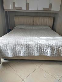 letto matrimoniale in ecopelle