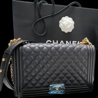 BORSA CHANEL BOY CAVIAR NUOVA