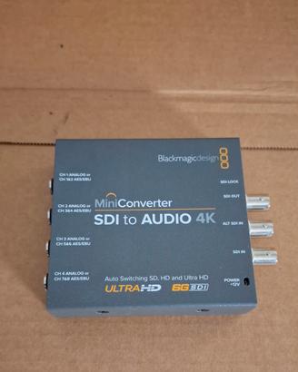 Blackmagicdesign Sdi to Audio 4k