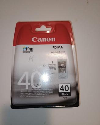 cartuccia per stampante Canon black 40