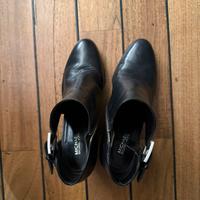 Stivaletti Michael Kors pelle nera tacco 9cm tg 39