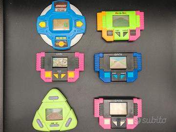 Lotto 6 videogiochi portatili LCD handheld anni 80