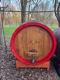Botte in legno vino