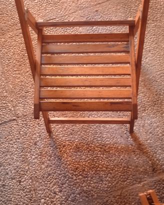 Sedie pieghevoli legno 