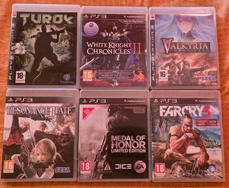 Lotto giochi ps3 completi