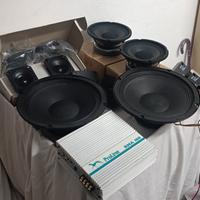 impianto stereo pianale hi-fi auto old school 