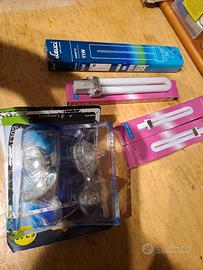 faretti lampadine alogene e uv estetica