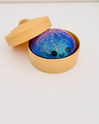 Squishy Raviolo glitter purple-Edizione rara kawai
