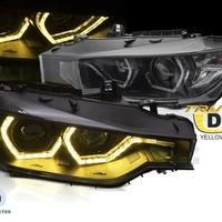 Fari ANGEL EYES Giallo BMW Serie F30/F31 11-15
