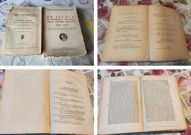 MANUALE STORIA 1878 + SCIENZE MILITARI 1939 - LOTT