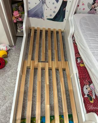 Letto singolo Ikea allungabile con materasso