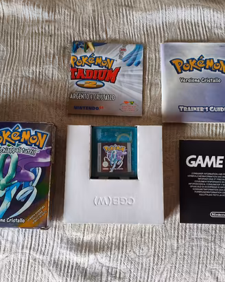 Pokemon cristallo boxato ORIGINALE NINTENDO 🇮🇹