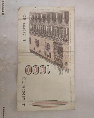 1000 lire italiane da collezione
