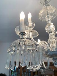Lampadario in cristallo di Bohemia