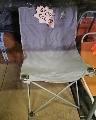 10 sedie  campeggio richiudibili