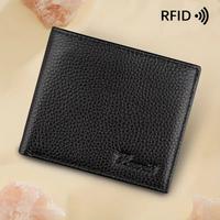 Portafoglio in vera pelle con protezione RFID