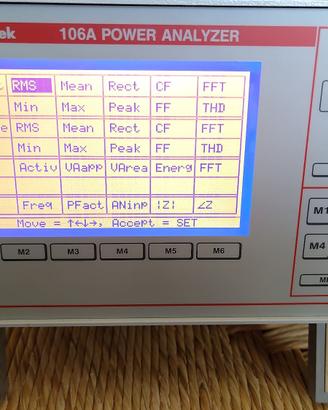 Infratek 106A power analyzer trifase