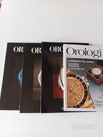 Lotto 4 riviste storiche  Orologi  e non solo